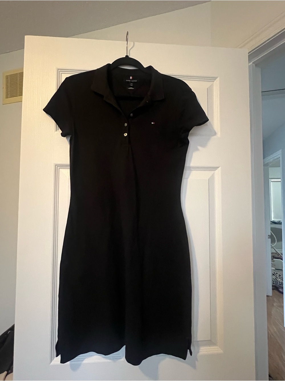 Tommy Hilfiger Black Polo Shirt Dress